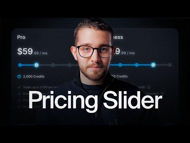 How to Create a Dynamic Pricing Slider in Framer