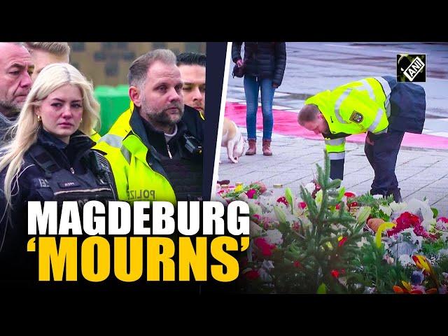 Christmas market attack: Locals pay teary-eyed tribute to victims in Germany’s Magdeburg