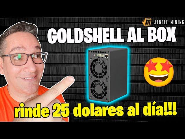 GOLDSHELL AL BOX 360 GH/s EL MEJOR ASIC PARA MINAR ALEPHIUM