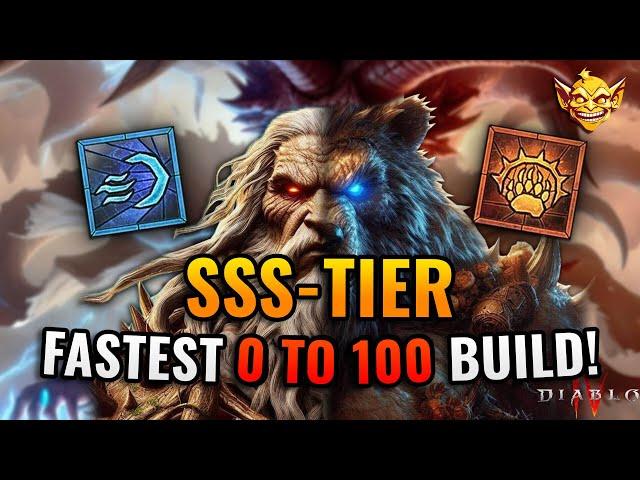 Druid Level 100 Day 1 | FASTEST LEVELING | Wind Shear - Pulverize BUILD  | Druid Diablo 4 Guide