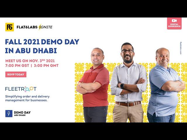 Fleetroot Pitch | Flat6Labs Fall 2021 Demo Day In Abu Dhabi | #F6LDemoDay