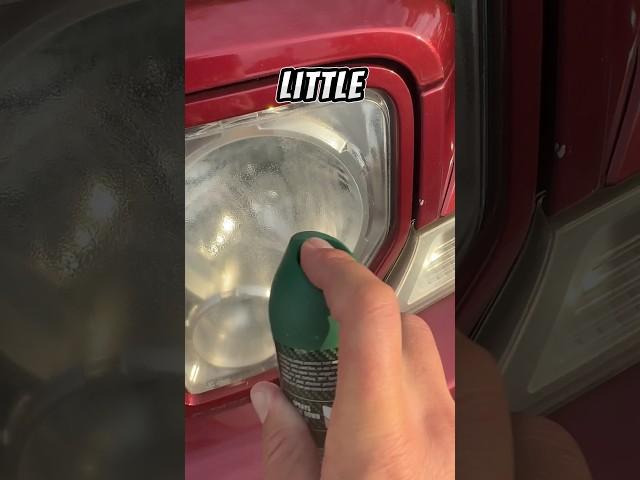 Will Bug Spray Actually Clean My Headlights? #shorts #howto