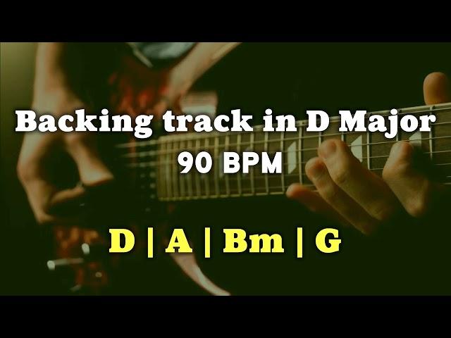 BACKING TRACK in D MAJOR |  Pop style