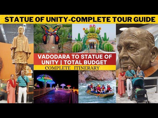 Statue of Unity Tour | Complete Itinerary | How to book Ticket, food, hotel,vehicle Full information