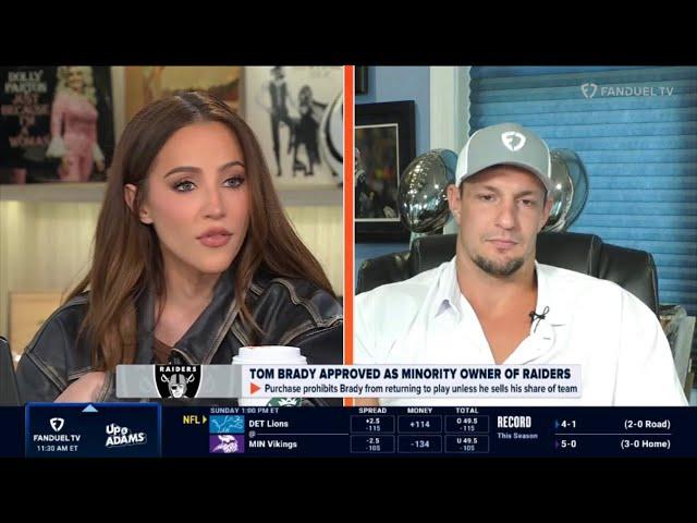 "Tom knows talent better than ANYONE else" - Kay Adams on Brady becoming a minority owner of Raiders