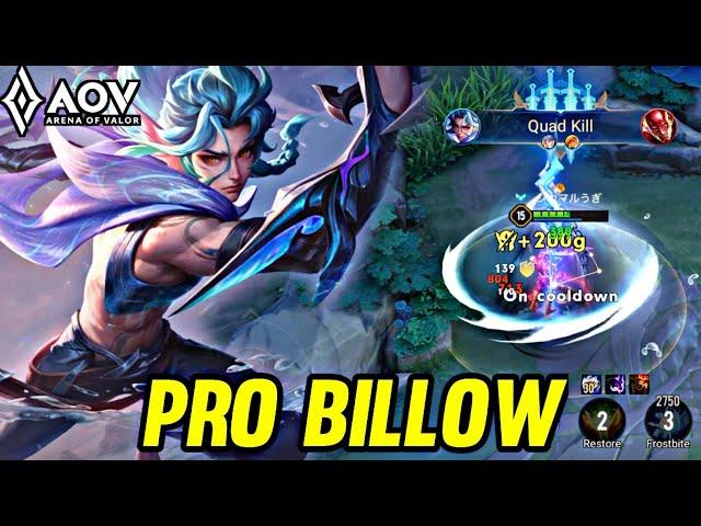 AOV : NEW HERO BILLOW | PRO BILLOW - ARENA OF VALOR LIÊNQUÂNMOBILE ROV