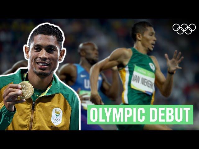 Wayde van Niekerk's  first Olympic race! ‍️