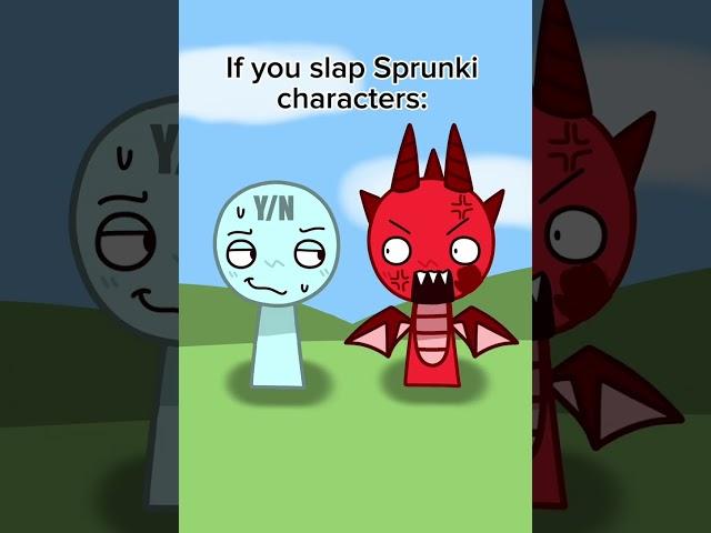  Slapping Sprunki characters  | Sprunki Incredibox | Dragonworld AU #sprunki #dragonworld #slap
