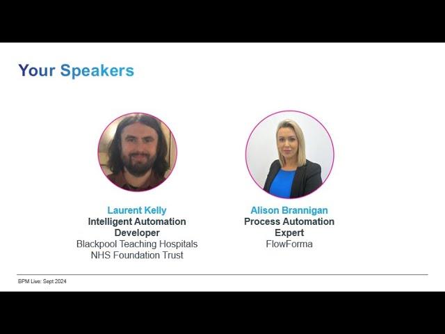 Blackpool Teaching Hospitals NHS  - Process Automation Journey