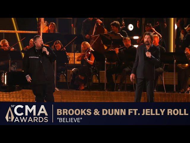 Brooks & Dunn ft. Jelly Roll – “Believe” | Live at CMA Awards 2024