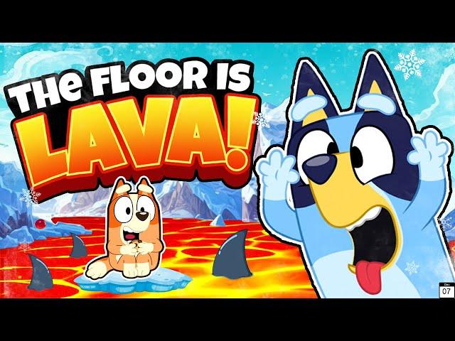  Bluey's Christmas Brain Break  | Floor Is Lava | Winter Freeze Dance | Just Dance | Danny Go!