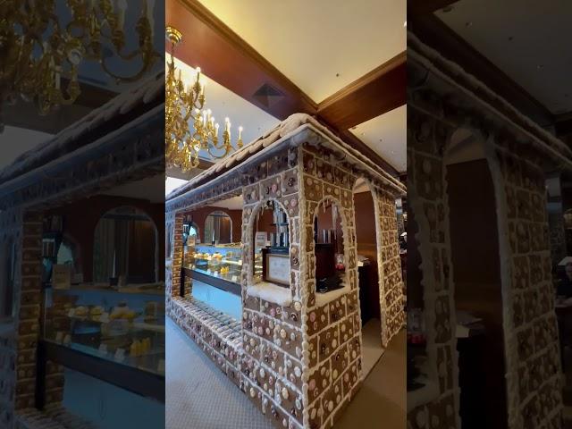 Gingerbread House in InterContinental Hotel in Vienna, Austria  #hoteltour