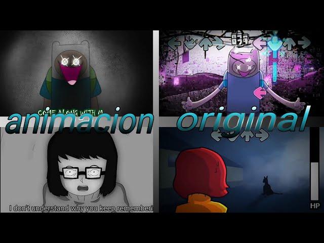 "Cartoon CAT x Velma Meets x pibby Apocalypce" animacion vs original