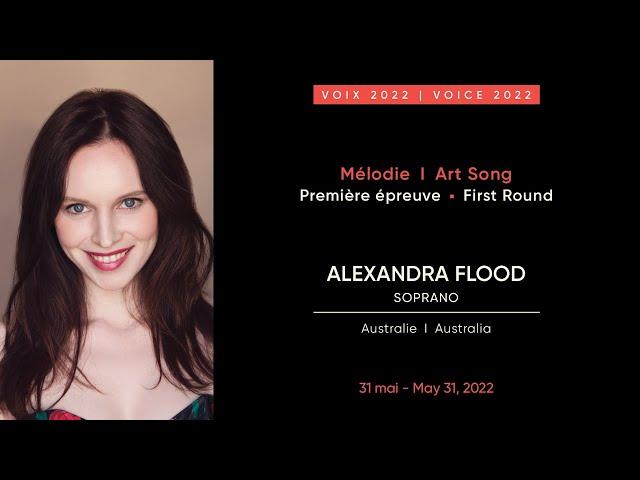 Alexandra Flood | CMIM Voix/Voice 2022 | Première épreuve/First Round