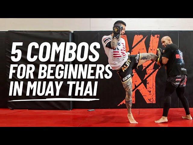 5 Combos to Learn Your First Week of Training Muay Thai or Kickboxing!