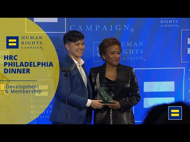 Wanda Sykes Receives the HRC Visibility Award at the 2025 HRC Philadelphia Dinner