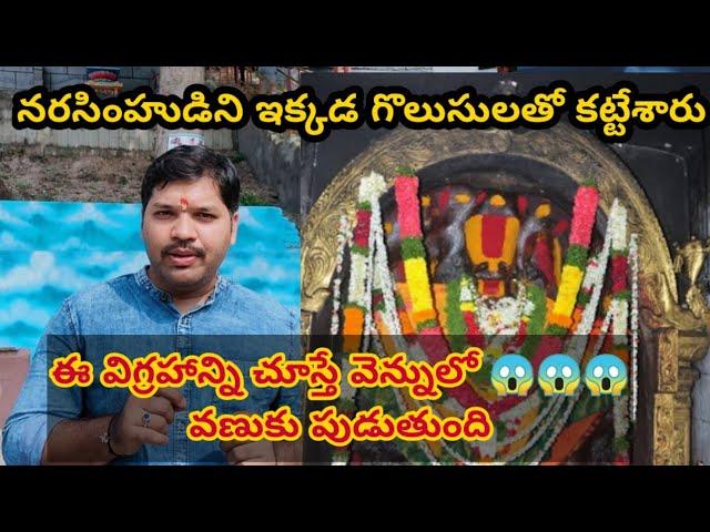 మనిషిని పోలిన నరసింహ స్వామి విగ్రహం | Hemachala Narasimha swamy | Travel with Bobby Kanna