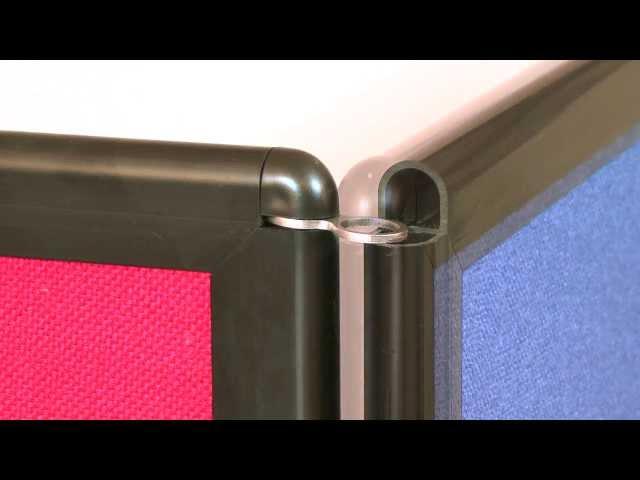 Economy Office Partition Screens - Lightweight Office Dividers Go Displays