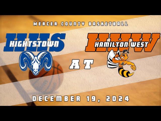 High School Basketball | Hightstown Rams Boys at Hamilton West Hornets 12/19/24