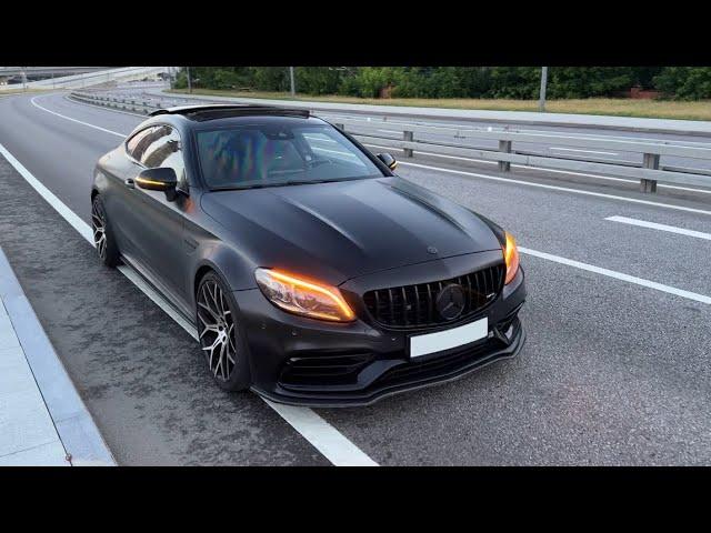 ПОКАТУШКИ НА C63s AMG ОТ ПЕРВОГО ЛИЦА ПО МОСКВЕ