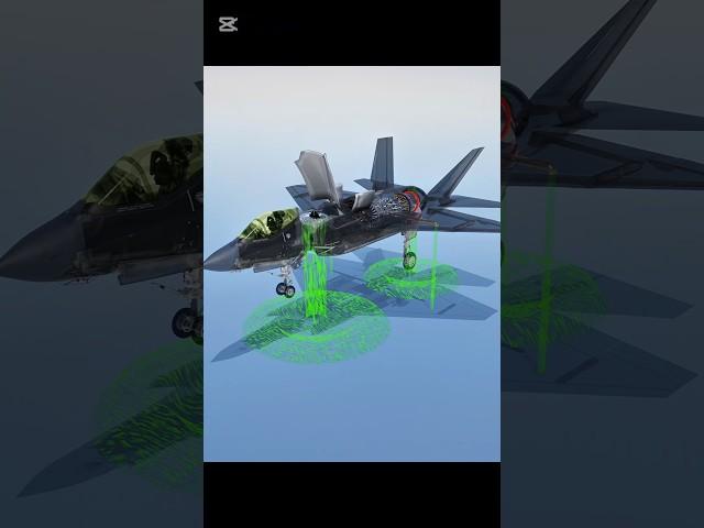 How's work F35B vertical takeoff and landing? #brainhook #F35b #fighterjet