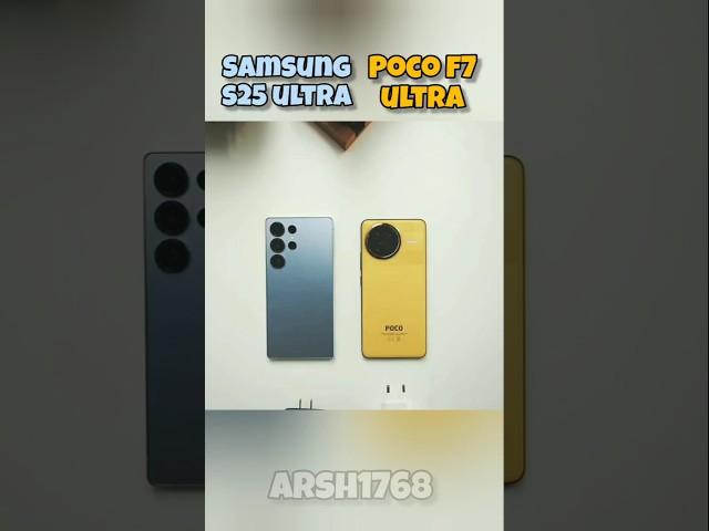 poco f7ultra vs Samsung s25 ultra  #charging test #poco f7 ultra #pocof7ultra #pocof7ultra #shorts