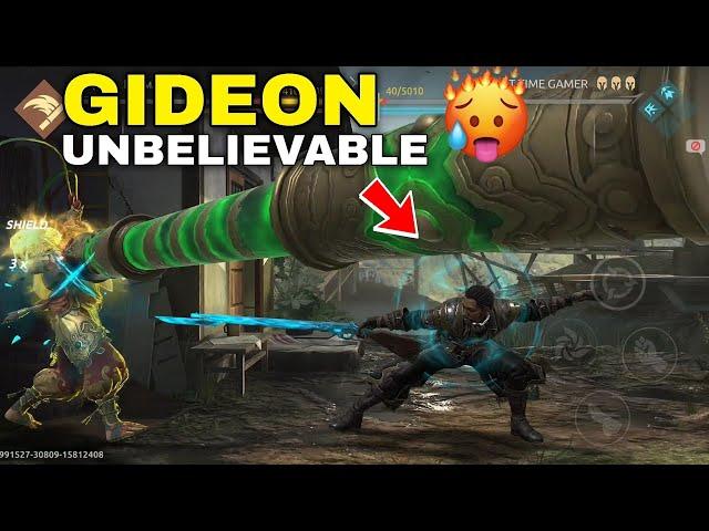 his reaction time gideon best scene! | monkey king shadow fight 4| lord gideon shadow fight 4