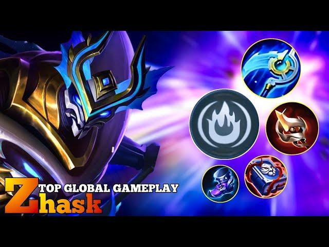 38 Kills Full Gameplay!! Top Global Build ang emblem 2024 MLBB | Zhask Global 2024 Gameplay