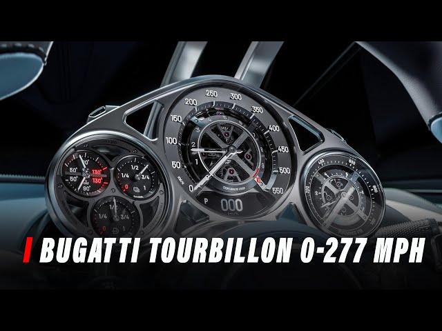 Watch The 2026 Bugatti Tourbillon Go 0-277-0 MPH