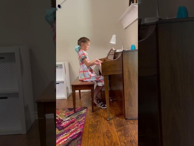 Embry Playing Her Piano Competition Piece April 2022