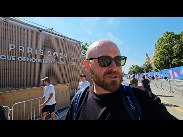 Shopping at the Paris Olympics Mega Boutique