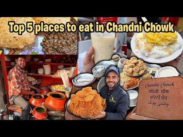 Top 5 not to miss Street food places in Chandni Chowk || ज़िन्दगी रहते यहाँ ज़रूर खाये