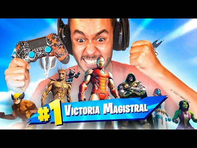 MI PRIMERA PARTIDA Y VICTORIA EN LA TEMPORADA 4 DE FORTNITE X MARVEL - TheGrefg