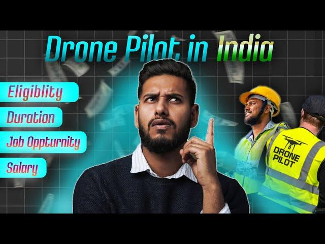 How to Become a Drone Pilot in India | Drone Pilot Training in India | Drone License 2024