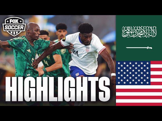 Saudi Arabia vs. United States Concacaf Gold Cup Highlights | FOX Soccer