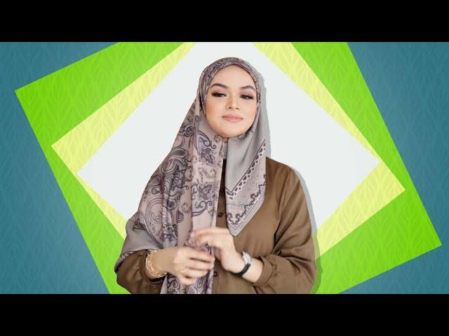 TUTORIAL CARA MEMAKAI HIJAB SEGIEMPAT SIMPLE & KEKINIAN NGGA PAKE RIBET!!