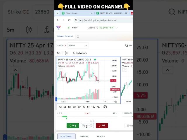 Dhan vs Fyers vs Kotak Neo | Scalping Mode Live Demo  #rkonlinecenter