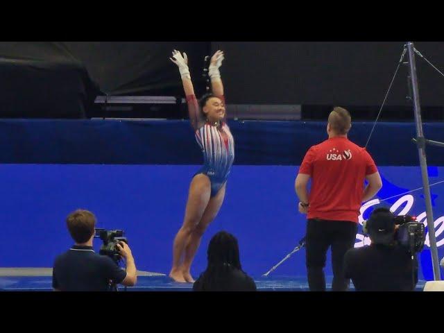 Leanne Wong - 13,900 Uneven Bars - Olympic Trials Day 1