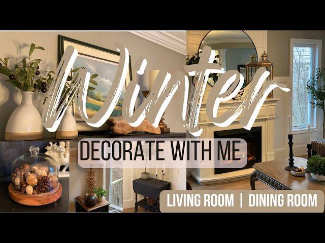 Cozy Winter Decorate With Me | After Christmas Decorating Ideas | Winter Decor