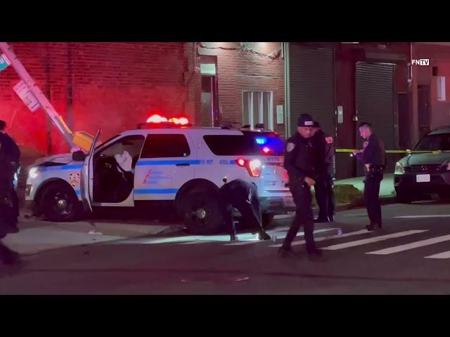 NYPD:Shots fired by Police Brooklyn: Following Police car crash 75 Precinct