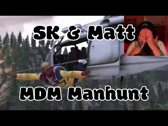 SK & Matt being a complete mess during MDM Manhunt - NoPixel