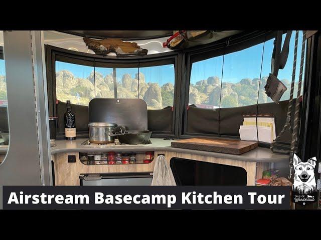 Kitchen Essentials for Full-Time RV Living | Airstream Basecamp 16x Kitchen Tour | SponsoredbyWaggle