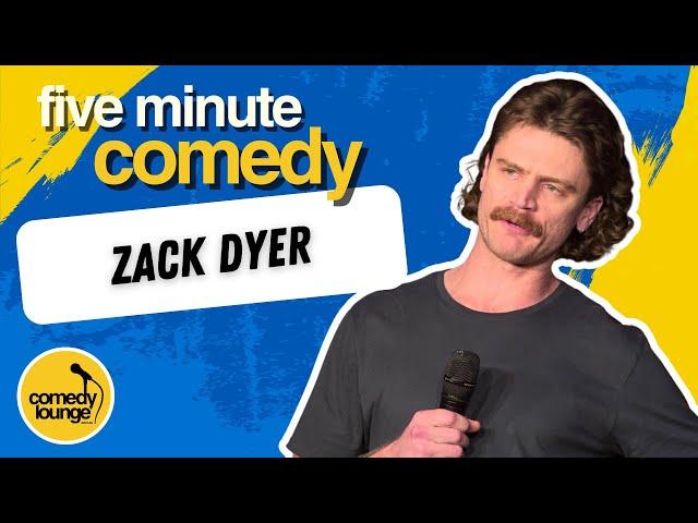 "Getting laughs just by the f**king look of me" | Zack Dyer | Five Minute Comedy