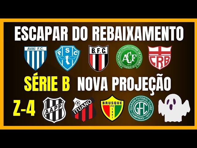 SÉRIE B | NOVA PROJEÇÃO PARA ESCAPAR DO REBAIXAMENTO