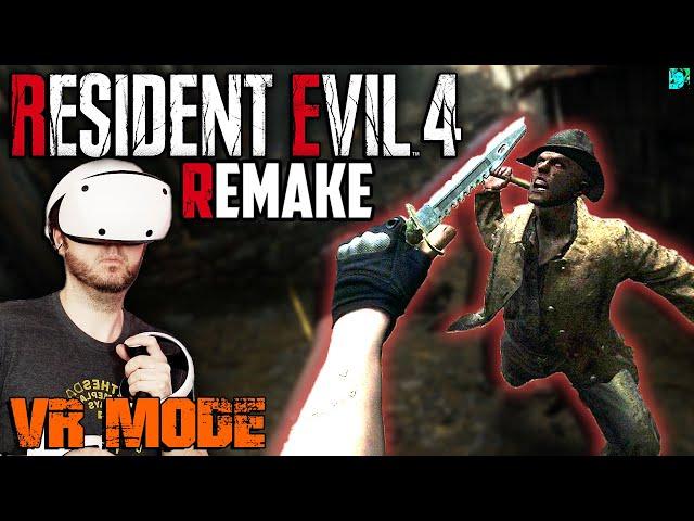 Resident Evil 4 Remake VR Gameplay! (PSVR2 PS5)