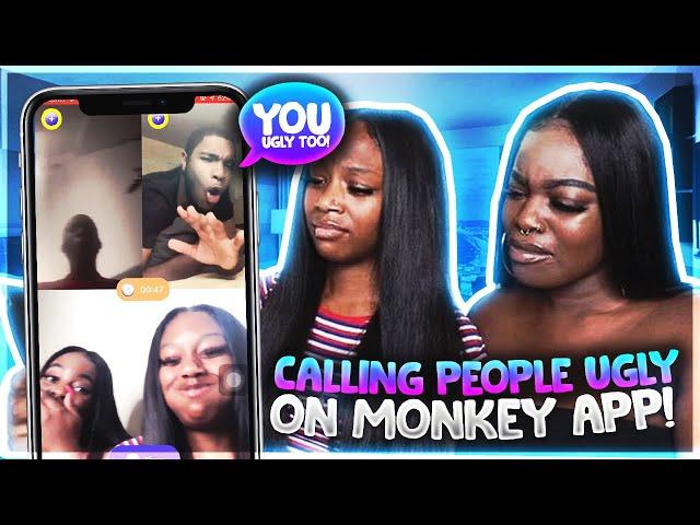 TELLING RANDOM BOYS THEY UGLY PRANK  (MUST WATCH) *HILARIOUS* | MONKEY APP PRANK | *GOT ROASTED*