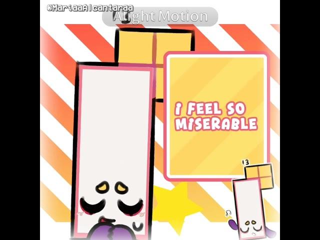  hymn to the decadent life | numberblocks animation  #alightmotion#animation#numberblocks#thirteen