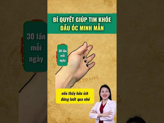 Bí Quyết Để Có Trái Tim Khỏe Mạnh | Bác sĩ Trang