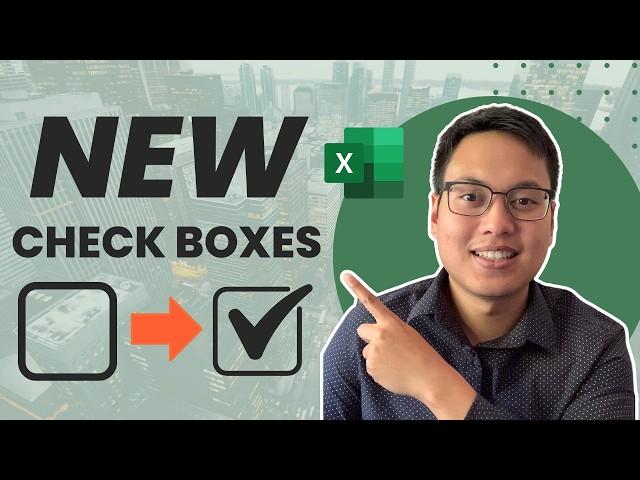 The NEW Way To Insert Checkboxes In Excel | Office 365