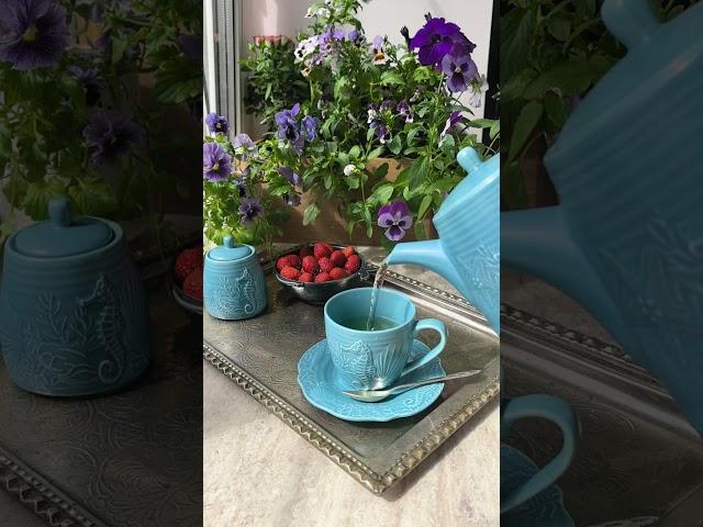 Летнее чаепитие с посудой Marine world от Myatashop 